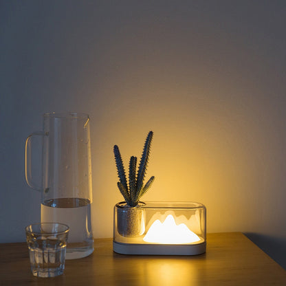 Nordic LED Lamp & Planter - DARK MOON