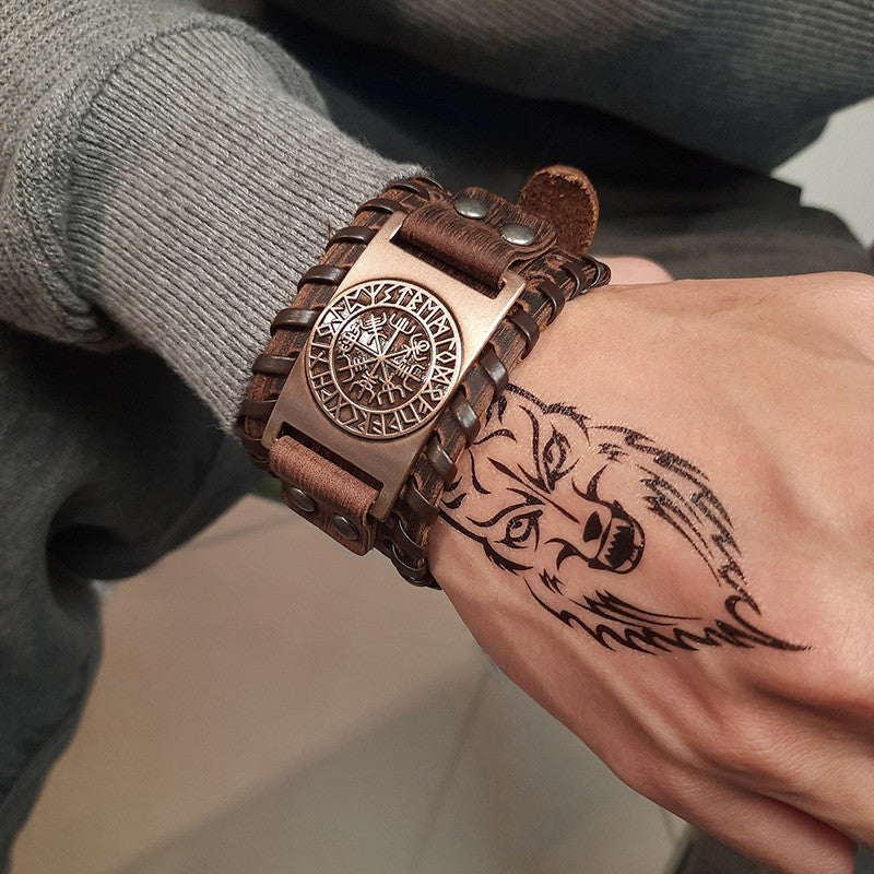 Nordic Symbols Bracelet - DARK MOON