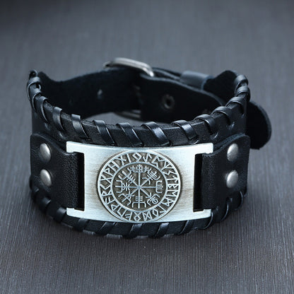 Nordic Symbols Bracelet - DARK MOON