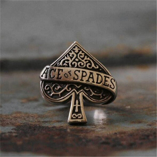 Ace Of Spades Poker Ring - DARK MOON