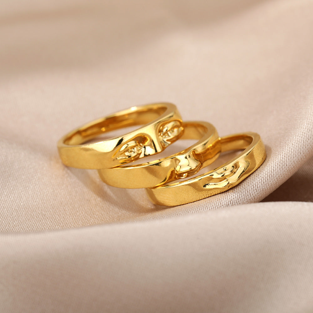 Face Ring Set - DARK MOON
